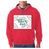 Adult Heavy BlendTM Contrast 50/50 Hooded Sweatshirt Thumbnail